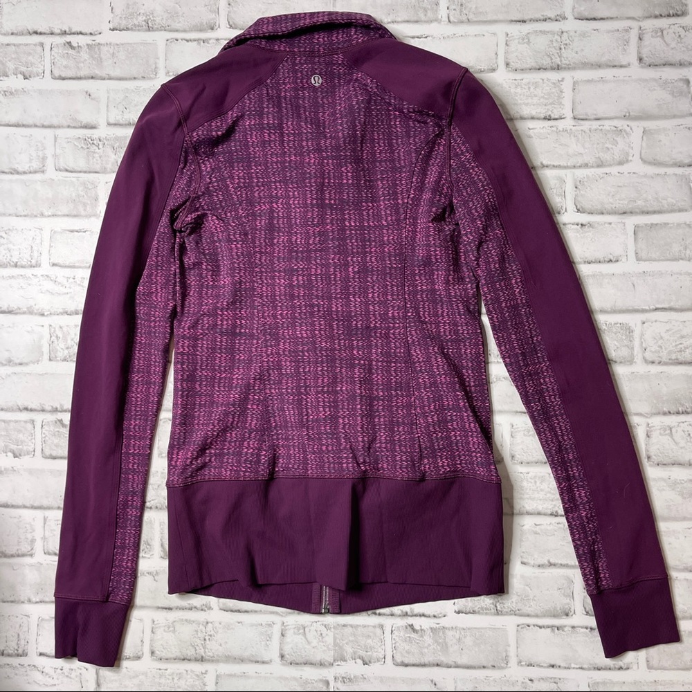 Lululemon Size 8 Purple Nice Asana Jacket - image 4